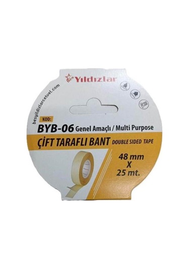Yıldızlar Byb-06 Çift Tarafli Filmik Bant 48 Mm 25 Mt