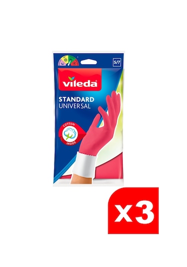 Vileda Universal Standart Eldiven S/7 X 3 Paket