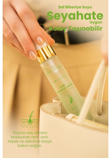 Bade Natural Biberiye Suyu Dökülme Karşıtı Saç Toniği 30 ML