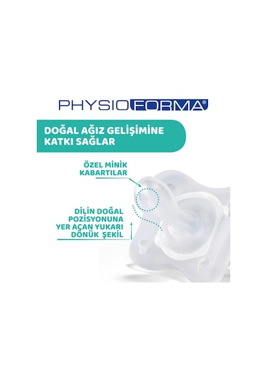 Chicco Physioforma Mini Soft Silikon Emzik 2Li 0-2 Ay Kız Pembe