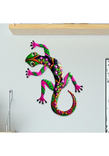 Suntek Gecko Heykelcik Yatak Odası Yaratıcı Renkli Pembe