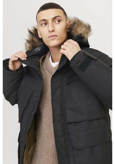 Jjstar Parka Jacket Siyah12256892 Cok Renklı