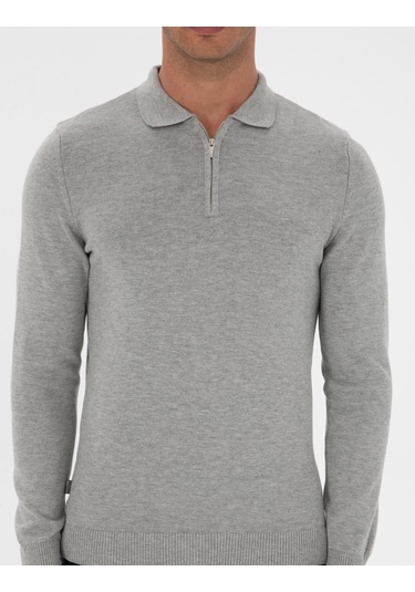 Pierre Cardin Erkek Gri Melanj Kazak /triko 50315406-vr086 Gri Melanj
