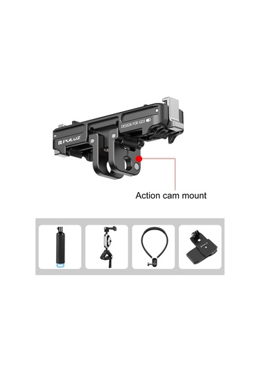 Insta360 Go3 / Go 3s İçin Puluz Manyetik Abs Hızlı Bırakma Taban Montajı Siyah