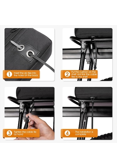 West Bıkıng Yp0801137 Evrensel Bisiklet Arka Koltuk Minderi Yumuşak Kalınlaşmış Bisiklet Arka Koltuk Koruma Pedi - Yeşil