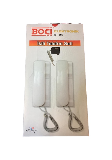 Boçi Bt102 Adaptörlü Ikili Telefon Seti N11.652