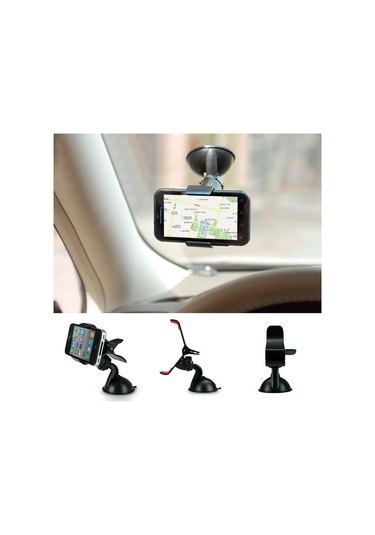 Evrensel 360 Derece Dönme Araba Cep Telefonu Gps Enayi Tutucu Klip Standı