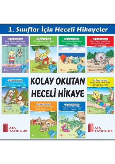 Ata 1.Sınıf Kolay Okutan Heceli Hikaye