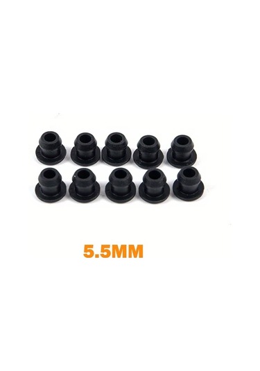 Xuweiwei 5.5mm 10 Adet Silikon Tıpa Su Boru Hortum Conta Kapak 2.5-14mm