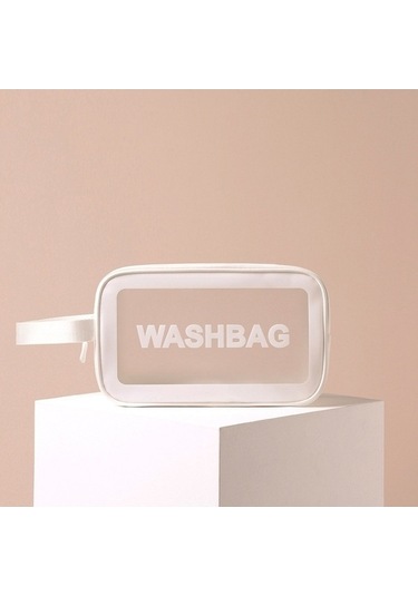 Wondernest 2 Adet Su Geçirmez Yüzme Ve Yıkama Çantası, Beyaz Renk, M Boy Çok Renkli