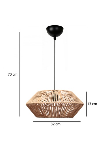 Homing Castel El Yapımı Natural Sarkıt Avize Sl013 Bej