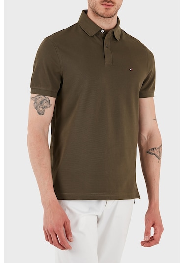 Tommy Hilfiger Erkek Polo Yaka T Shirt Mw0mw17770 Rbn Koyu Haki Koyu Haki Tommy Hilfiger Erkek Polo Yaka T Shirt Mw0mw17770 Rbn Koyu Haki Koyu Haki
