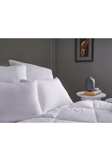 Doqu Home White Line Tek Kişilik Kingsize Microfiber Yorgan