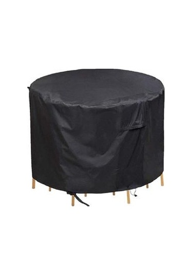 Yuvarlak Mobilya Toz Geçirmez Ve Su Geçirmez Kapak, Açık Bahçe Masa Mobilya Koruyucu Kapak 102 45 Cm Altın