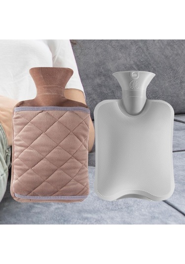 Dolıty Sıcak Su Torbası El Isıtıcı Kapaklı Ayak Omuz Için Haki Haki