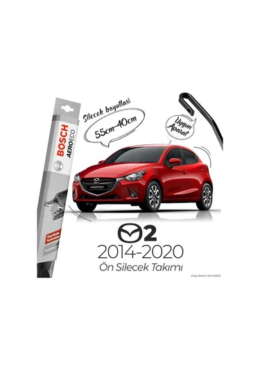 Mazda 2 Muz Silecek Takımı 2014-2020 Bosch Aeroeco