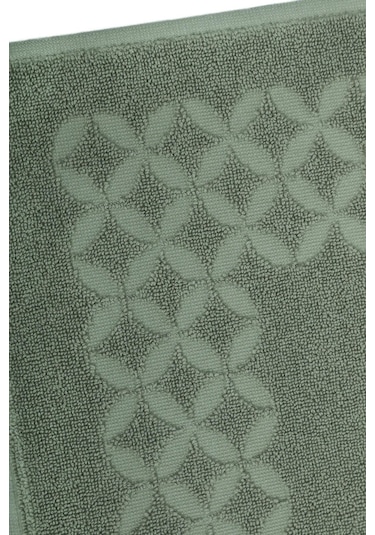 Biscay Bathmat Olive - Ekstra Yumusak, Modern %100 Pamuk 50X75Cm. Yeşil