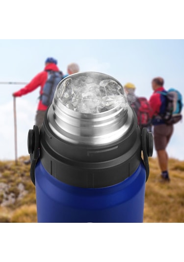 Schafer Santeco Çelik Termos 1200 Ml Mavi