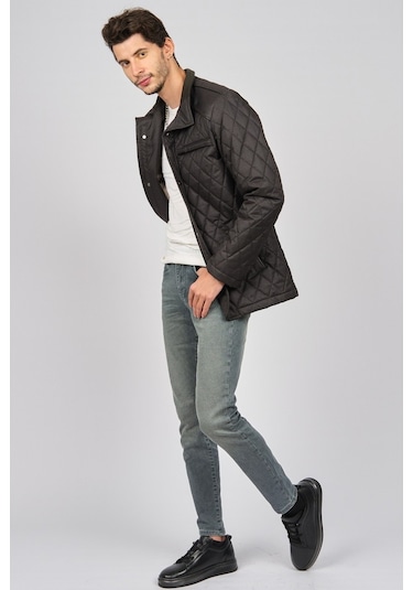 Daynax Erkek Içi Kürklü Kapitone Kaban 4926000 Kahverengi-Kahverengi