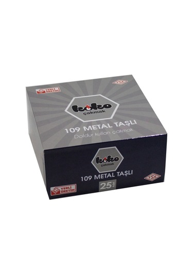 Mixoyuncak Çakmak  109 Metal Taşlı Klasik Çakmak 25'Li