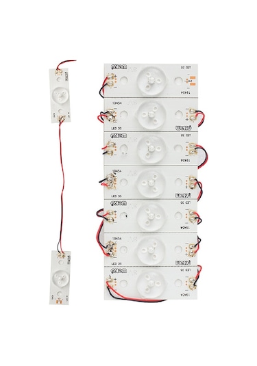3 Volt Tek Kablolu Birbirine Bağlı Led 7'li Poşet