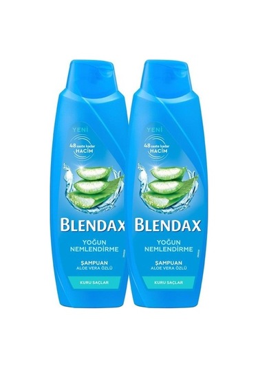 Blendax Yoğun Nemlendirme Aloe Vera Şampuan 500 Ml X 2 Adet set-hnkl-2659-5390