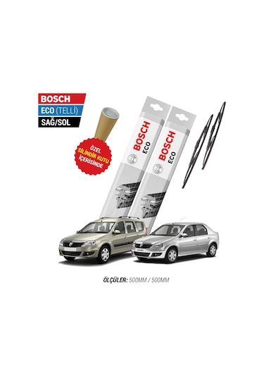 Bosch Eco Dacia Logan Silecek Takımı (2004-2013)