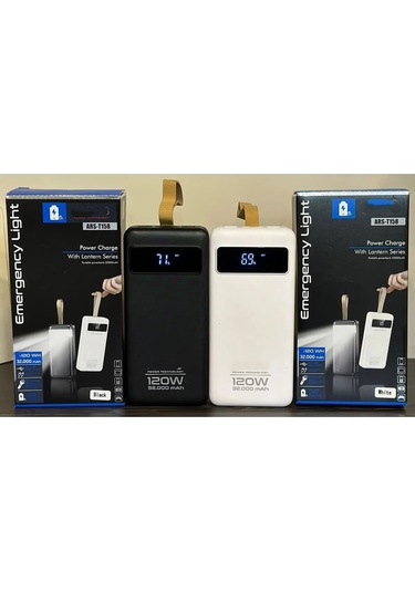 -t158 Powerbank 32000mah 120w BEYAZ