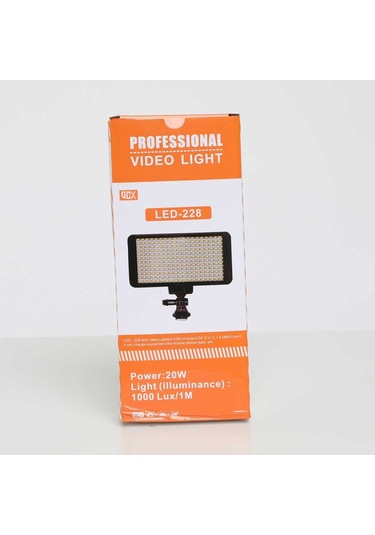 Gdx Pro Led 228 Bataryalı 2'li Sürekli Led Işık Seti