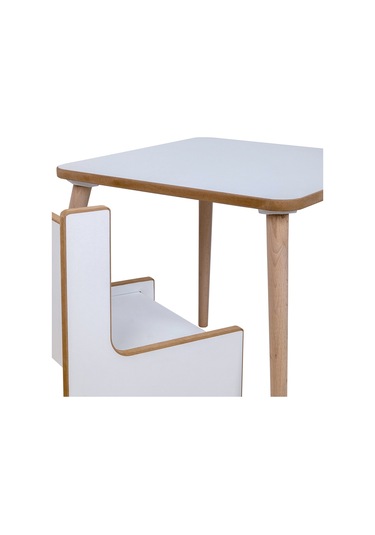 Industrial Living Çocuk Oyun, Aktivite Ve Etkinlik Masası - 49x49 Beyaz - Beyaz