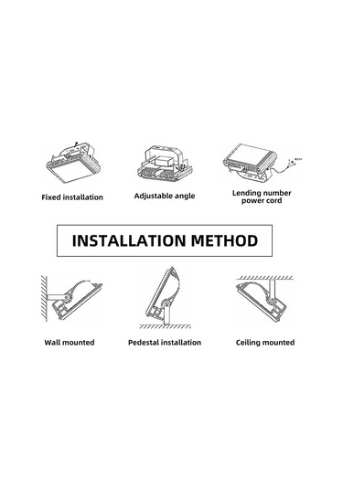 Cbtx 50w Tuya App Akıllı Led Işık Ip66 Su Geçirmez Renkli Rgb Lamba Açık Fabrika Depo Projektör Diğer
