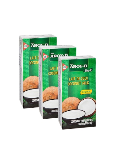 Aroy D Hindistan Cevizi Sütü 3 x 1 L