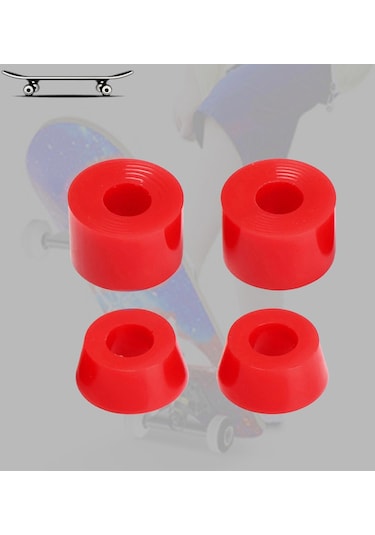Homyl 4x 92a Kaykaylı Kamyon Burcu Longboard Yedek Kırmızı Kırmızı Çok Renkli