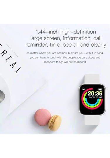 Singree Y68 1.44'' Dokunmatik Ekran Akıllı Spor Saat