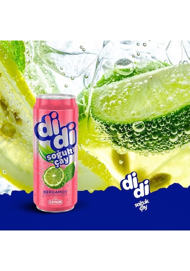 Çaykur Didi Bergamot Aromalı Soğuk Çay 500 Ml X 12 Adet