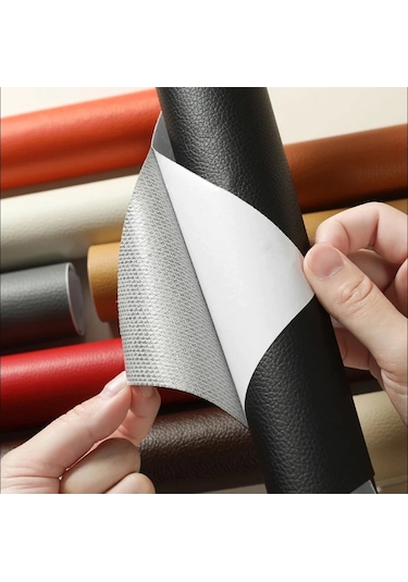 Lanse Suni Deri Yapışkanlı Suni Deri 1 Adet 100 Cm x 140 Cm Lacivert