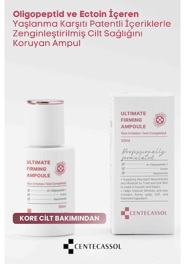 Centecassol Peptit ve Ectoin Kompleksiyle Ampul Serum 30 ML