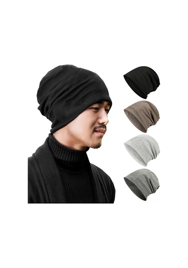 Geeksen Kollektif Kullanıma Uygun Poliester-spandeks Elastik Bere - Maske, Boyunluk Ve Bere Olarak Kullanılabilir, 56-60 Cm, Açık Gri Açık Gri