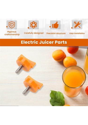 Xurunkeji Xc-2000e Elektrikli Portakal Sıkma Makinesi Parçaları İçin 2 Adet Meyve Suyu Sıkacağı Yedek Parçaları Meyve Suyu Sıkma Makinesi Parçaları Turuncu