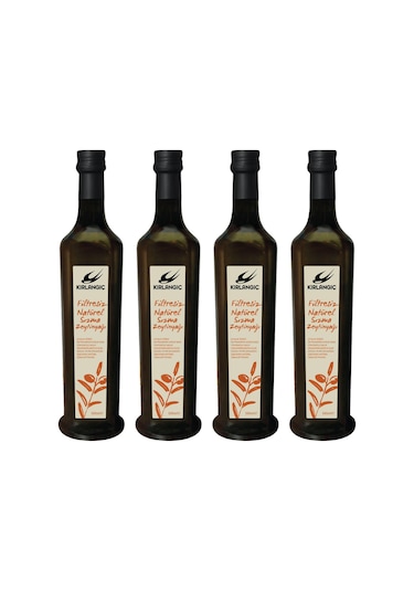 Kırlangıç Filtresiz Naturel Sızma Zeytinyağı Cam Şişe 500 Ml X 4 Adet