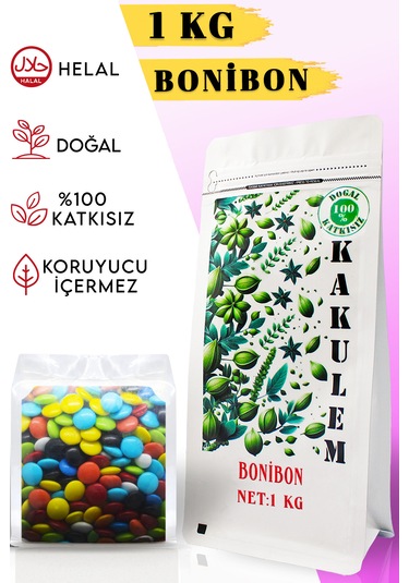 Kakulem Renkli Şekerler Bonibon Draje 1 KG