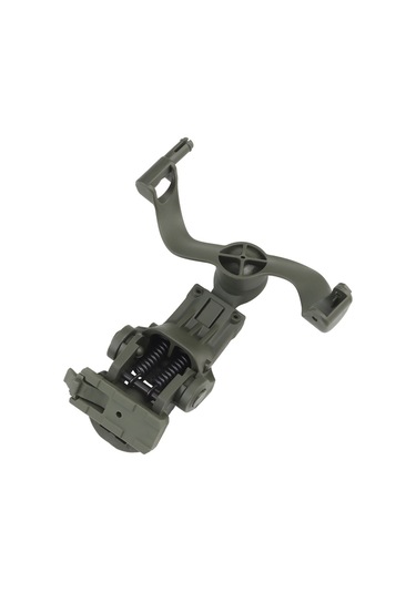 Vkemall Kask Kulaklık Rayı Montaj Aksesuarları Seti Gürültü Azaltma Taktik Kulaklık Rayı Yeşil