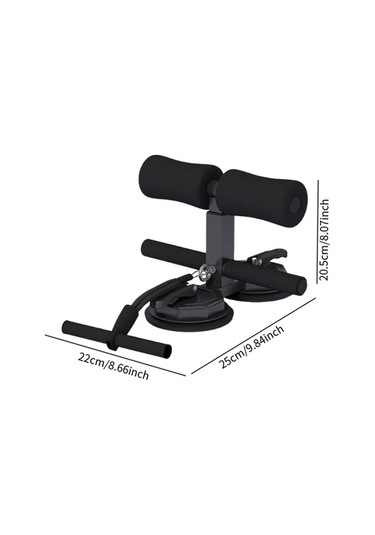 Ganzhoushop Zemin Up Suntek Standı Siyah Egzersiz Çubuğu Ayarlanabilir Bc Siyah