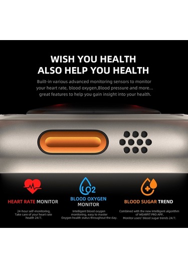 Watch 8 Hw8 Ultra Adventure 2.02inc Siri Nfc Bluetooth Arama Ios Android Uyumlu Akıllı Saat