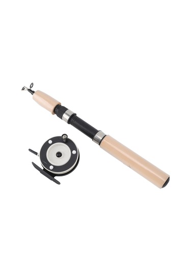 Wezone 65cm Cam Elyaf Buz Balıkçılığı Kamışı Seti - Metal Makara, Dayanıklı Konstruksiyon, Taşınabilir Eva Kolu