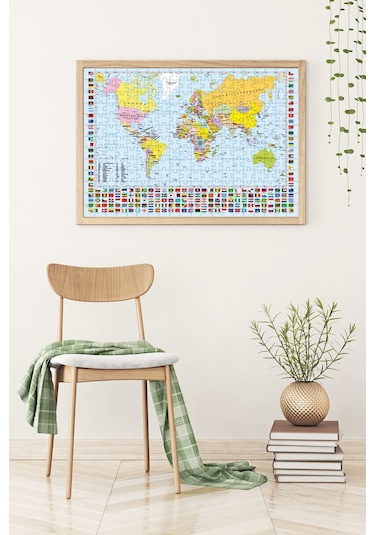 Anatolian 260 Parça xl Puzzle - Dünya Haritası 3319