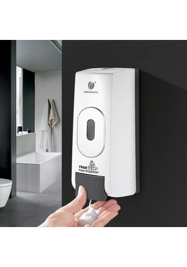 Leezsing Chuangdıan 500ml Duvara Monte Manuel Köpük Sabunluk Sıvı El Temizleyici Tuvalet Losyon Dispenseri Hastane Otel Sabun Kabı