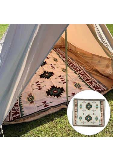 Dolıty Müzik Festivali Ailesi Için Piknik 35,4x82,7-inç Sucre Çok Renkli