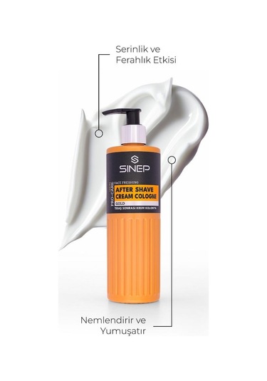Sinep Pro-care Tıraş Sonrası Krem Kolonya Balsam 400 Ml Gold