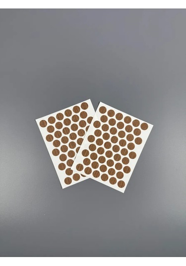 Mebel'naa Furnitura Mystery Mobilya İçin Kendinden Yapışkanlı Tıpa D-14 Mm 50 Adet 364811050 Kahverengi